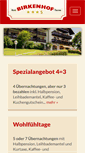 Mobile Screenshot of hotel-birkenhof.com